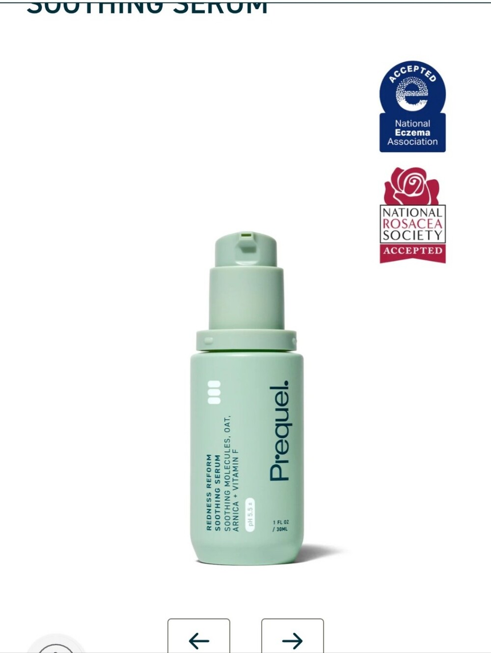 REDNESS REFORM

SOOTHING SERUM